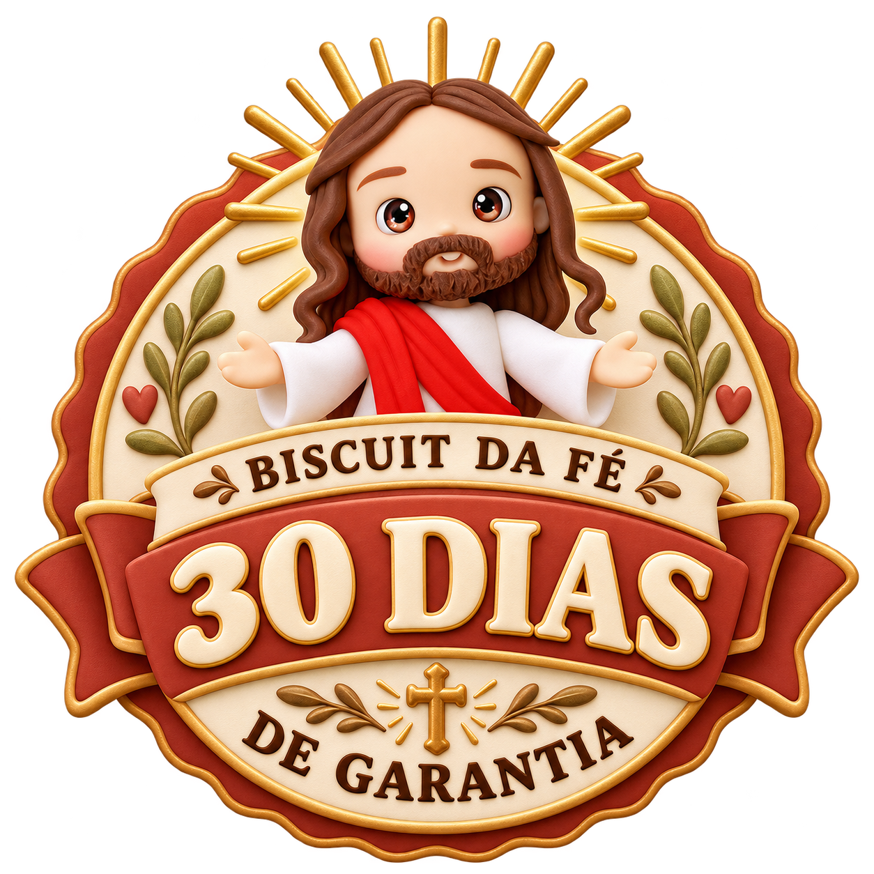 Selo Biscuit da Fé: 30 dias de garantia